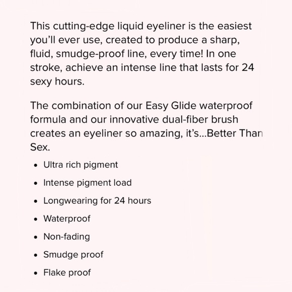 TOO FACED Better Than Sex Eyeliner DEEPEST BLACK - Picture 13 of 13